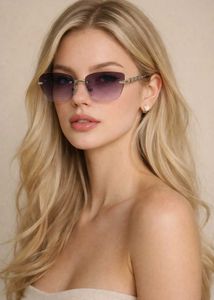 Modern Rimless Sunglass