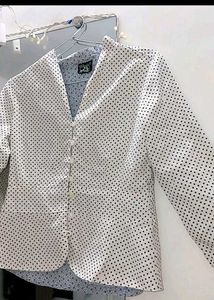 Polka Dot Peplum Top
