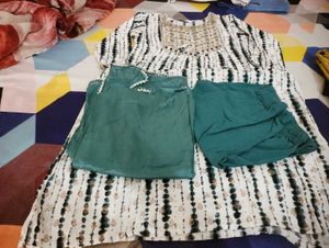 NYRA CUT KURTI SET