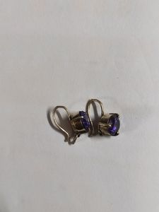 Quartz Chandi Silver Earring