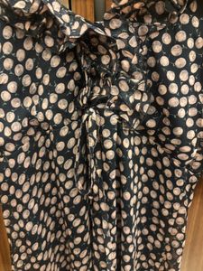 Cute Polka Dot Mini Dress with Frills