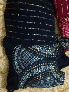 Lehenga with crop top
