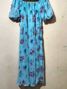Floral Print Midi Dress XL size
