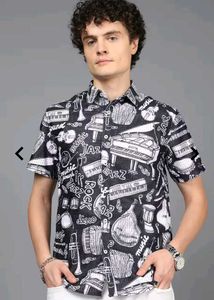 Shein india Brand New Shirt For men Black