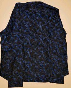 Flying Machine Black Slim Fit Casual/Party Shirt
