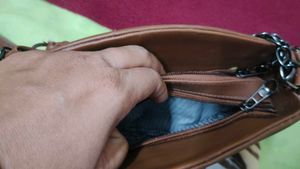 like new Ecco Brown Handbag