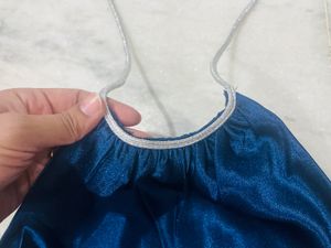 Halter Neck Backless Satin Midi Dress