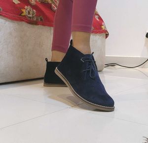 Stylish Blue Ankle Boots