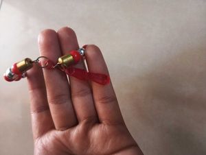 Red Floral Bracelet