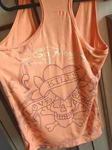 TBack Orange Ed Hardy Print