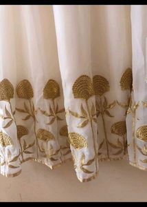 Elegant White Embroidered Kurta Set