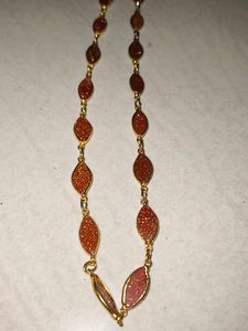Elegant Goldstone Necklace