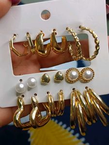 Assorted Earrings Set Of 9