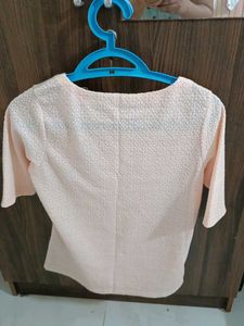Cream Light Pink Top Great Deal