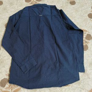 Stylish Blue Patterned Men&#39;s Casual Shirt