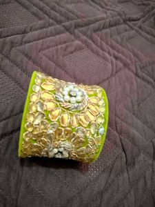 Floral Bangle Bracelet