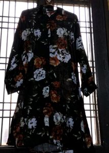 Black Floral Co-ord Set