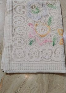 Vintage Floral Lace Tablecloth