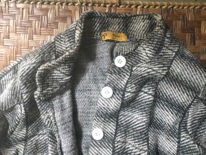 Vintage Plaid Tweed Cardigan