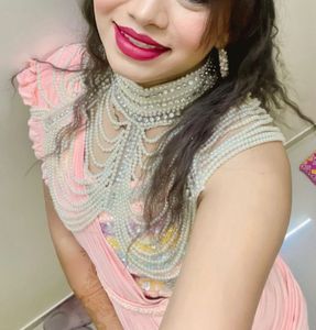 Pearl Neckband Blouse