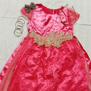 ✨ Sparkly Pink Girls' Dress ✨