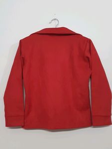Zara Red Velvet Jacket