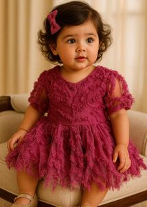 Cute Purple Baby Dress