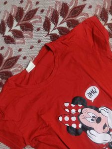 Minne Printed Top For Kids