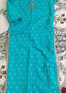 Festive Wear Beautiful Embroidery Kurta Set