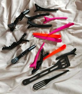 Salon Hair Clips & Sectioning Tools – Combo Set