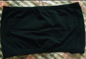 Black Strapless Top