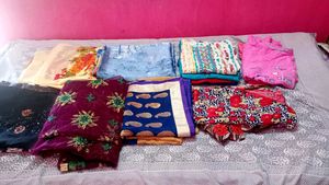 5 Saree 4 Kurtis 3nighty 2t Shirts