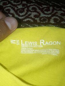 Graphic Print Tee Yellow