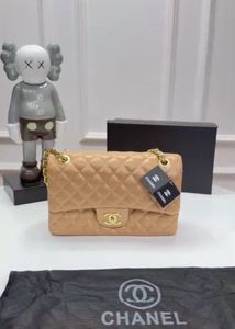 CHANEL LAMBSKIN DOUBLE FLAPSHOULDER BAG