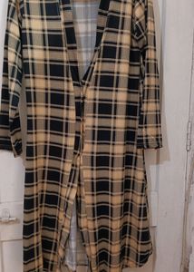 Creme And Black Shrug
