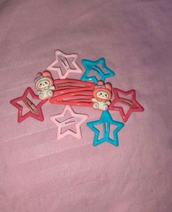 Kawaii Star Hair Clips