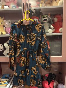Rayon A Line Mini Dress