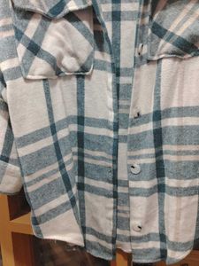 Plaid Overshirt coat
