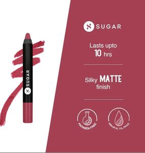 SUGAR Cosmetics Matte as Hell Crayon Lipstick