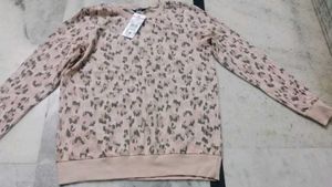 Printed Cotton Sweatshirt For Girls