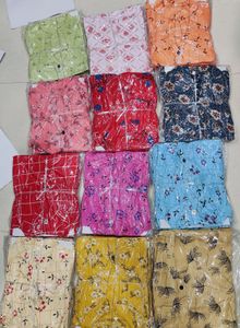 Floral Print Hip Cover Top For Women