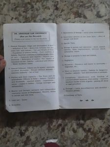 Law of Torts Book