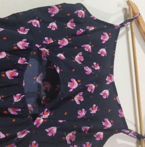 Floral Sleeveless Frock