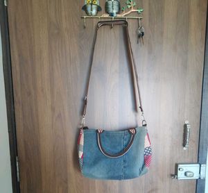 Denim Crossbody Bag