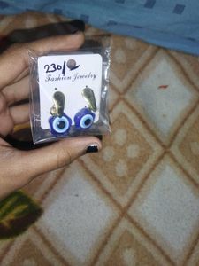 Evil Eye Drop Earrings