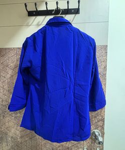 Royal Blue Button-Down Shirt