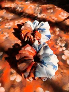 Printed Scrunchie Combo