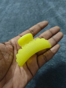 Bright Yellow Hair Claw Clip