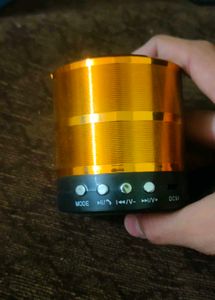 Portable Golden Bluetooth Speaker