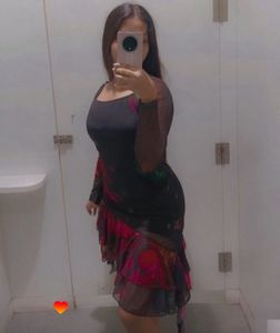 Floral Mesh Ruffle Dress